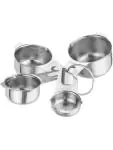 Maatbeker - 4 Stuks - H 6.5 x 23 x 13.5 CM - Hendi - 596494 H596494 €7.95 Maatbekers