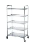 Serveerwagen RVS - 5 plateau's  - Hendi - 810125 810125 €191.96 Serveerwagens