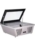 Schepijs Opzetvitrine - Digitale Temperatuurregeling - RVS - 77 Liter - 230V - H 37.3 x B 86.7 x D 73.5 CM - Saro - 330-1142 330-1142 €859.00 Horeca koelingen
