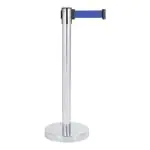 Afzetpaal - Blauw Trekkoord - RVS - G-Line HW-17130 €44.95 Sierkoord en afzetpalen