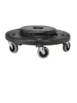 Wielbasis afvalcontainer - Grijs - Ø 46.4 x H 16.8 CM - Polyethyleen - Rubbermaid - L644 L644 €96.99 Overige