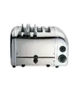 Broodrooster - 4 sleuven - Rvs - H 21 x 36 x 22 CM - 230 V - Dualit - L139 L139 €308.25 Tosti / broodrooster apparatuur