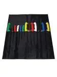 Messenfoudraal - 13 messen - Zwart - H 61 x 69 x 4 CM - Nylon - Vogue - U628 U628 €16.69 Keukenmessen