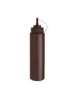 Knijpfles - 0.99 Liter - Bruin - Ø 7.6 x H 28.8 CM - Polyethyleen - Vogue - W835 W835 €2.69 Knijpflacons