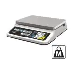 Weegschaal - H 10.2 x 34.1 x 38.3 CM - 0.1 KG - 5 W - RVS - CAS - 859505 E859505 €304.00 Digitale weegschalen