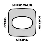 Slijpstaal - 0.28 KG - 40.8 CM - RVS - Wusthof - 150492 150492 €70.00 Aanzet stalen