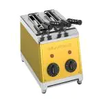 Tosti Apparaat - H 30 x 18 x 30 CM - 4 KG - 220 - 240 V - 1300 W - RVS - Goud - MilanToast - 420012 420012 €286.00 Tosti / broodrooster apparatuur
