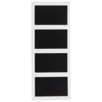 Krijtbord Stickers - 8 Stuks - Rechthoek - Zwart - Securit CS-RECT-8 €4.45 Krijtborden