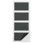 Krijtbord Stickers - 8 Stuks - Rechthoek - Zwart - Securit CS-RECT-8 €4.45 Krijtborden