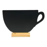 Tafekrijtbord Silhouette - Koffiekop - Zwart - Securit FBT-CUP €16.95 Krijtborden