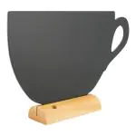 Tafekrijtbord Silhouette - Koffiekop - Zwart - Securit FBT-CUP €16.95 Krijtborden