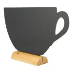 Tafekrijtbord Silhouette - Koffiekop - Zwart - Securit FBT-CUP €16.95 Krijtborden