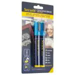 Krijtstift - Blister - 2 Stuks - 2-6 MM - Blauw - 1-2 MM - Securit BL-SMA510-BU €7.45 Krijtborden