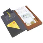 Rekeninghouder - Grijs - Leer/Beukenhout - Securit MC-DBBP-GY €13.45 Presentatie