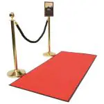Vloermat - Anti-Slip - Rood - Polyester - B 90 x D 200 CM - Securit RS-200-RD €59.95 Presentatie