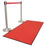 Vloermat - Anti-Slip - Rood - Polyester - B 90 x D 200 CM - Securit RS-200-RD €59.95 Presentatie