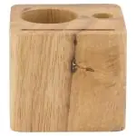 Rekeninghouder - Blok - 3 Compartimenten - Hout - Securit MC-BPBLOCK-TE €16.95 Presentatie