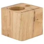Rekeninghouder - Blok - 3 Compartimenten - Hout - Securit MC-BPBLOCK-TE €16.95 Presentatie