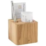 Rekeninghouder - Blok - 3 Compartimenten - Hout - Securit MC-BPBLOCK-TE €16.95 Presentatie