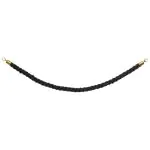 Afzetkoord - Gevlocht - Gouden Haken - Zwart - H 150 CM - Securit RS-CLRP-GOBL €42.45 Sierkoord en afzetpalen