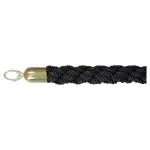 Afzetkoord - Gevlocht - Gouden Haken - Zwart - H 150 CM - Securit RS-CLRP-GOBL €42.45 Sierkoord en afzetpalen