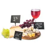 Krijtbordtags - A7 - Dubbelzijdig - Zwart - 20 stuks - Securit TAG-A7-WT €15.45 Krijtborden