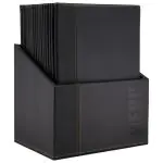 Menubox Trendy - 20 Stuks - A4 - Zwart - Polyurethaan/Kunstleder - Securit MC-BOX-TRA4-BL €304.00 Menukaarten