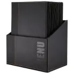 Menubox Trendy - 20 Stuks - A4 - Zwart - Polyurethaan/Kunstleder - Securit MC-BOX-TRA4-BL €304.00 Menukaarten