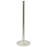Afzetpaal - Met Voet - Zilver - RVS - H 100 CM - Securit RS-CL-CH-SET €84.95 Sierkoord en afzetpalen