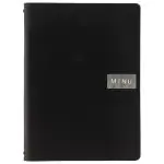 Menukaart Royal - A4 - Zwart - Leer - Securit MC-LRA4-ROBL €28.95 Menukaarten