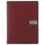 Menukaart Royal - A4 - Rood - Leer - Securit MC-LRA4-RORD €28.95 Menukaarten