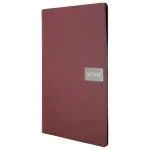 Menukaart Royal - A4 - Rood - Leer - Securit MC-LRA4-RORD €28.95 Menukaarten