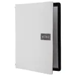 Menukaart Raw - A4 - Wit - Leer - Securit MC-LRA4-RWWT €28.95 Menukaarten