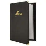 Menukaart Classic - A4 - Zwart - Polyurethaan - Securit MC-CRA4-BL €13.95 Menukaarten
