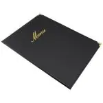 Menukaart Classic - A4 - Zwart - Polyurethaan - Securit MC-CRA4-BL €13.95 Menukaarten