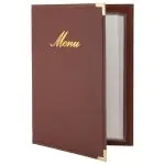 Menukaart Classic - A5 - Wijnrood - Polyurethaan - Securit MC-CRA5-WR €10.45 Menukaarten