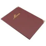 Menukaart Classic - A5 - Wijnrood - Polyurethaan - Securit MC-CRA5-WR €10.45 Menukaarten