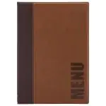 Menukaart Trendy - A4 - Lichtbruin - Polyurethaan - Securit MC-TRA4-LB €18.25 Menukaarten
