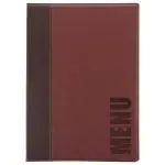 Menukaart Trendy - A4 - Wijnrood - Polyurethaan - Securit MC-TRA4-WR €18.25 Menukaarten
