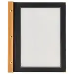 Menukaart - A4 - Zwart - Hout/Polypropyleen - Securit MC-WRA4-BL €15.95 Menukaarten