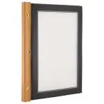 Menukaart - A4 - Zwart - Hout/Polypropyleen - Securit MC-WRA4-BL €15.95 Menukaarten