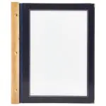 Menukaart - A4 - Blauw - Hout/Polypropyleen - B 32 x D 26 CM - Securit MC-WRA4-BU €15.95 Menukaarten