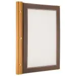 Menukaart - A4 - Bruin - Hout/Polypropyleen - Securit MC-WRA4-BR €15.95 Menukaarten