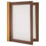 Menukaart - A4 - Bruin - Hout/Polypropyleen - Securit MC-WRA4-BR €15.95 Menukaarten