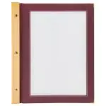 Menukaart - A4 - Wijnrood - Hout/Polypropyleen - Securit MC-WRA4-WR €15.95 Menukaarten