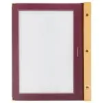 Menukaart - A4 - Wijnrood - Hout/Polypropyleen - Securit MC-WRA4-WR €15.95 Menukaarten