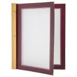 Menukaart - A4 - Wijnrood - Hout/Polypropyleen - Securit MC-WRA4-WR €15.95 Menukaarten