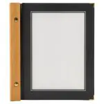 Menukaart - A5 - Zwart - Hout/Polypropyleen - Securit MC-WRA5-BL €10.95 Menukaarten