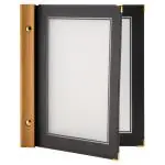 Menukaart - A5 - Zwart - Hout/Polypropyleen - Securit MC-WRA5-BL €10.95 Menukaarten