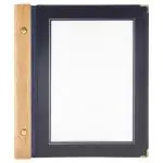 Menukaart - A5 - Donkerblauw - Hout/Polypropyleen - Securit MC-WRA5-BU €10.95 Menukaarten